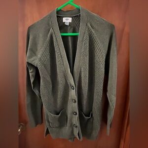 Old Navy Dark Green Knit Sweater